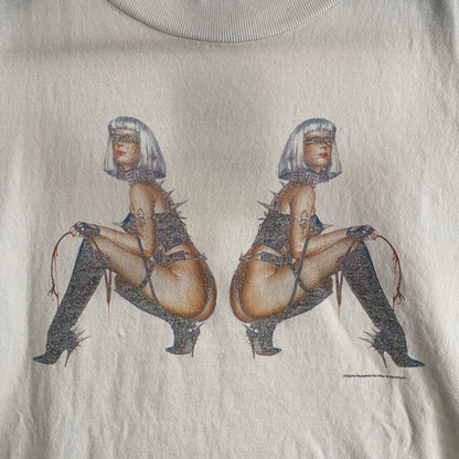 【中古品】【メンズ】 SAINT MICHAEL セントマイケル SM-HR1-0000-C78 SORAYAMA SRYM SS TEE 半袖 トップス Tシャツ 古着 140-260805-mh-05-fuzh サイズ：L カラー：ホワイト 万代Net店