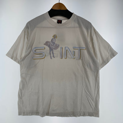【中古品】【メンズ】 SAINT MICHAEL セントマイケル SM-HR1-0000-C79 LOVER SRYM SS TEE 半袖 トップス Tシャツ 古着 140-260805-mh-06-fuzh サイズ：L カラー：ホワイト 万代Net店