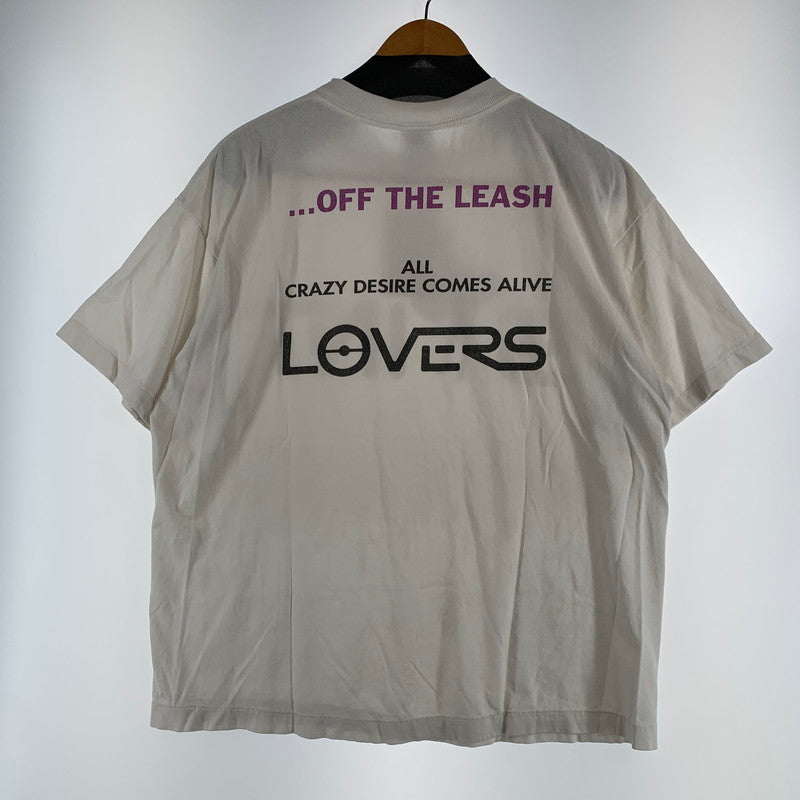 【中古品】【メンズ】 SAINT MICHAEL セントマイケル SM-HR1-0000-C79 LOVER SRYM SS TEE 半袖 トップス Tシャツ 古着 140-260805-mh-06-fuzh サイズ：L カラー：ホワイト 万代Net店