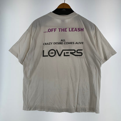 【中古品】【メンズ】 SAINT MICHAEL セントマイケル SM-HR1-0000-C79 LOVER SRYM SS TEE 半袖 トップス Tシャツ 古着 140-260805-mh-06-fuzh サイズ：L カラー：ホワイト 万代Net店