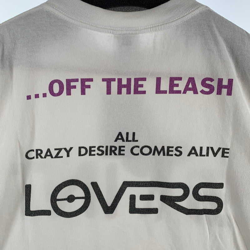 【中古品】【メンズ】 SAINT MICHAEL セントマイケル SM-HR1-0000-C79 LOVER SRYM SS TEE 半袖 トップス Tシャツ 古着 140-260805-mh-06-fuzh サイズ：L カラー：ホワイト 万代Net店