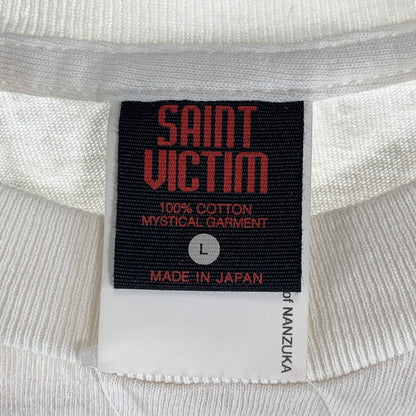 【中古品】【メンズ】 SAINT MICHAEL セントマイケル SM-HR1-0000-C79 LOVER SRYM SS TEE 半袖 トップス Tシャツ 古着 140-260805-mh-06-fuzh サイズ：L カラー：ホワイト 万代Net店