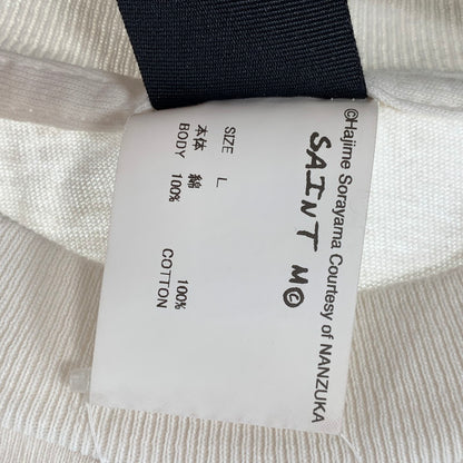 【中古品】【メンズ】 SAINT MICHAEL セントマイケル SM-HR1-0000-C79 LOVER SRYM SS TEE 半袖 トップス Tシャツ 古着 140-260805-mh-06-fuzh サイズ：L カラー：ホワイト 万代Net店