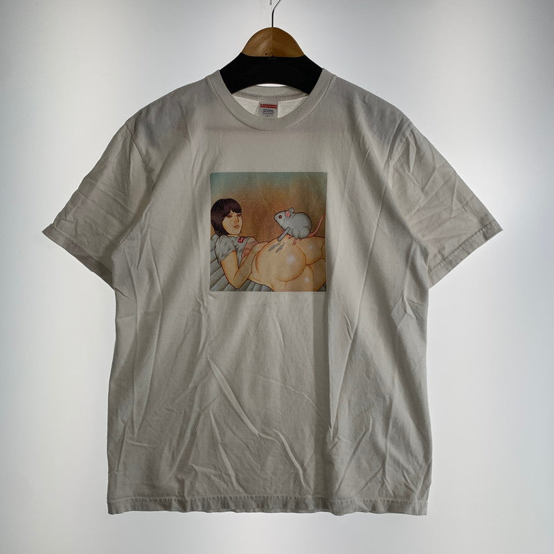 【中古品】【メンズ】 SUPREME シュプリーム 25SS MOUSE TEE 半袖 Tシャツ トップス 古着 149-260805-mh-03-fuzh サイズ：L カラー：ホワイト 万代Net店