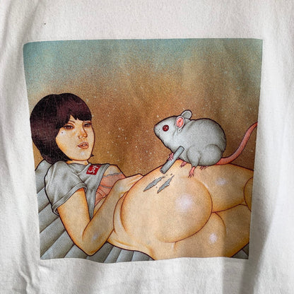 【中古品】【メンズ】 SUPREME シュプリーム 25SS MOUSE TEE 半袖 Tシャツ トップス 古着 149-260805-mh-03-fuzh サイズ：L カラー：ホワイト 万代Net店