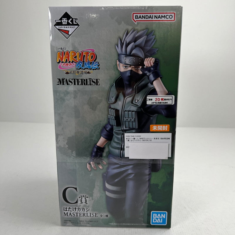 【中古美品】 未開封 一番くじ NARUTO-ナルト- 疾風伝 風影奪還編 C賞 はたけカカシ MASTERLISE フィギュア 051-260811-io-18-fuzh 万代Net店