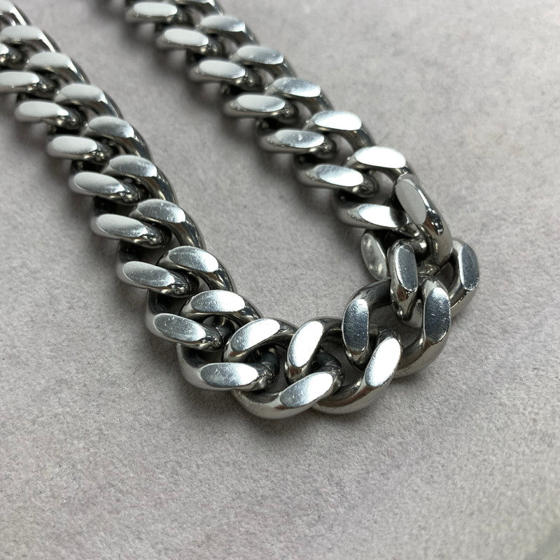 【中古品】【メンズ】 FENDI フェンディ FF NECKLACE SILVER 本体のみ ロゴ チェーン ネックレス シルバー 182-260805-mh-01-fuzh カラー：シルバー 万代Net店