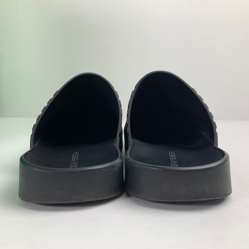 【中古品】【メンズ】 BOTTEGA VENETA ボッテガ・ヴェネタ ラバー スライダー サンダル 靴 164-260805-mh-08-fuzh サイズ：40 カラー：ブラック 万代Net店