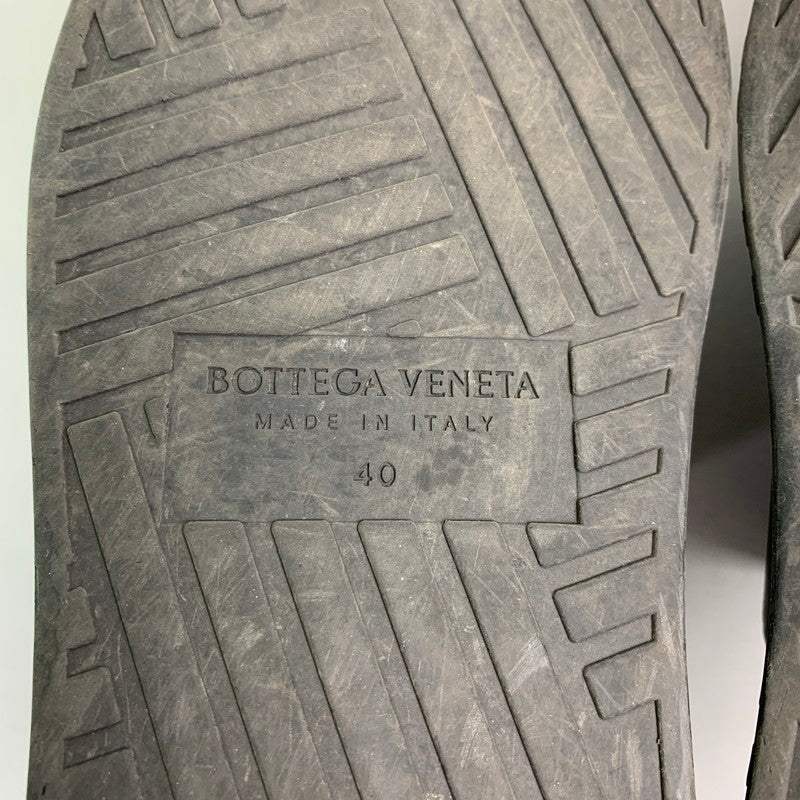 【中古品】【メンズ】 BOTTEGA VENETA ボッテガ・ヴェネタ ラバー スライダー サンダル 靴 164-260805-mh-08-fuzh サイズ：40 カラー：ブラック 万代Net店