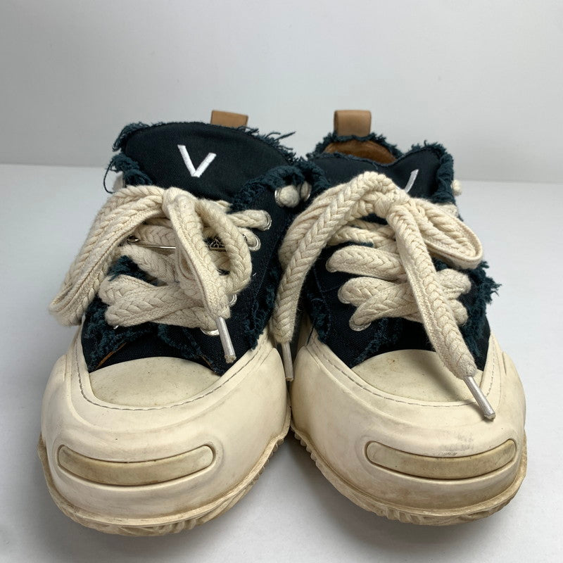 【中古品】【メンズ】 VALABASAS ヴァラバサス VISION DENIM BLUE SHOES デニム スニーカー 靴 162-260805-mh-07-fuzh サイズ：26.5cm カラー：ブラック 万代Net店
