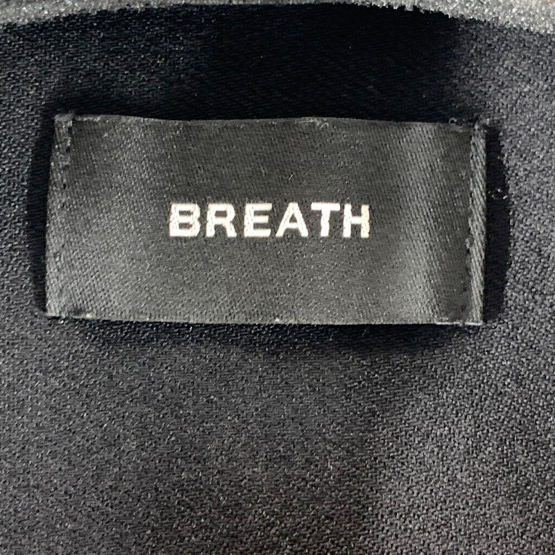 【中古品】【メンズ】 BREATH ブレス TRACK JACKET トラックジャケット ベロア 142-260805-ny-09-fuzh サイズ：L カラー：ブラック 万代Net店