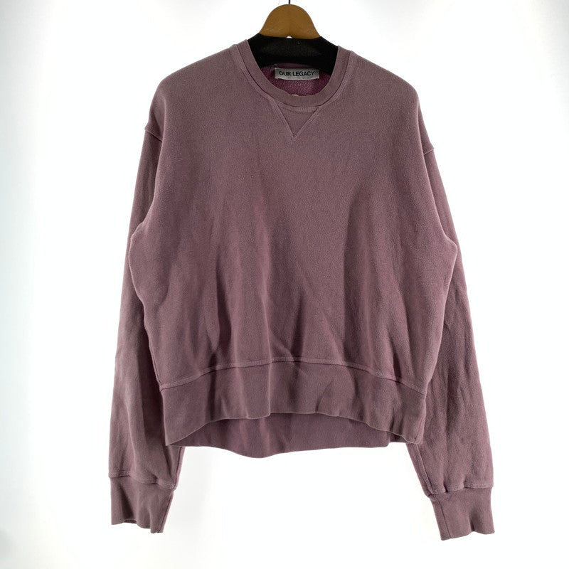 【中古品】【メンズ】 OUR LEGACY アワーレガシー CREWN ECK SWEAT SHIRT クルー ネック スウェット シャツ 147-260805-ny-13-fuzh サイズ：46 カラー：パープル 万代Net店