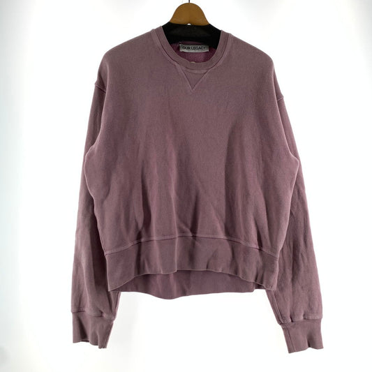 【中古品】【メンズ】 OUR LEGACY アワーレガシー CREWN ECK SWEAT SHIRT クルー ネック スウェット シャツ 147-260805-ny-13-fuzh サイズ：46 カラー：パープル 万代Net店