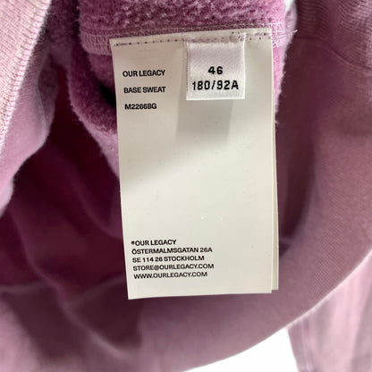 【中古品】【メンズ】 OUR LEGACY アワーレガシー CREWN ECK SWEAT SHIRT クルー ネック スウェット シャツ 147-260805-ny-13-fuzh サイズ：46 カラー：パープル 万代Net店