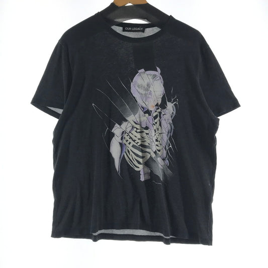 【中古品】【メンズ】 OUR LEGACY アワーレガシー NEW BOX CYBERNETIC ANGEL SS TEE ニューボックス サイバネティックエンジェルプリントTシャツ カラーBLACK.スカル SIZE:44 2026　 147-260808-ky-50-fuzh 万代Net店