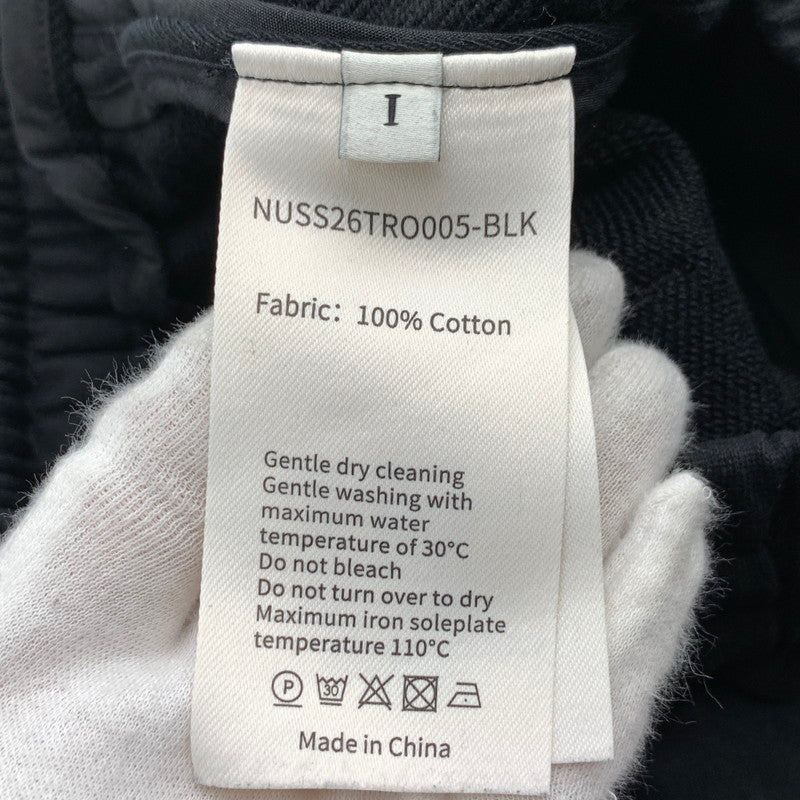 【中古品】【メンズ】 NULLUS ヌルス NUSS26TRO005 SWEAT PANTS スウェットパンツ 158-260805-ny-17-fuzh サイズ：1 カラー：ブラック 万代Net店