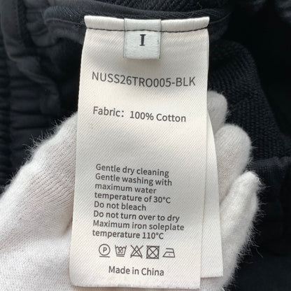 【中古品】【メンズ】 NULLUS ヌルス NUSS26TRO005 SWEAT PANTS スウェットパンツ 158-260805-ny-17-fuzh サイズ：1 カラー：ブラック 万代Net店
