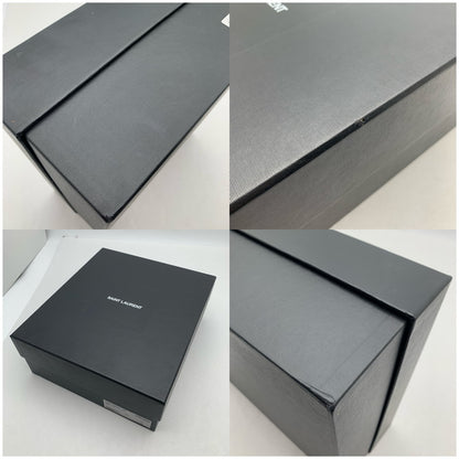 【中古品】【メンズ】 SAINT LAURENT サンローラン WYATT 40 ZIP BOOTS クロコ型押し ワイアット ジップ ブーツ 靴 183-260805-mh-10-fuzh サイズ：40 カラー：ブラック クロコ型押し 万代Net店