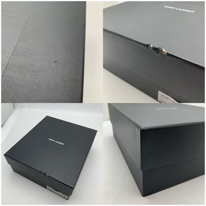 【中古品】【メンズ】 SAINT LAURENT サンローラン WYATT 40 HARNESS BOOTS リング スウェード ワイアット ハーネス ブーツ 靴 183-260805-mh-09-fuzh サイズ：40 カラー：ブラック スウェード 万代Net店