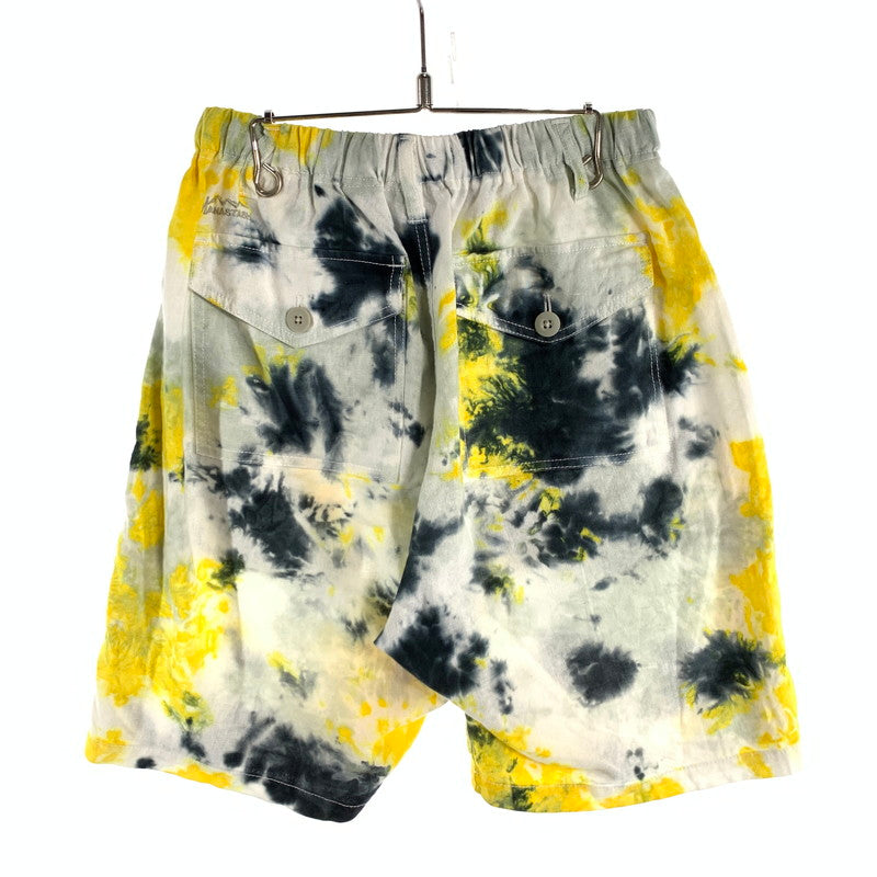 【中古品】【メンズ】 WINDANDSEA×MANASTASH ウィンダンシー×マナスタッシュ ハーフパンツ ボトムス ブランド 古着 153-260808-gm-28-fuzh サイズ：S カラー：イエロー ブラック 万代Net店