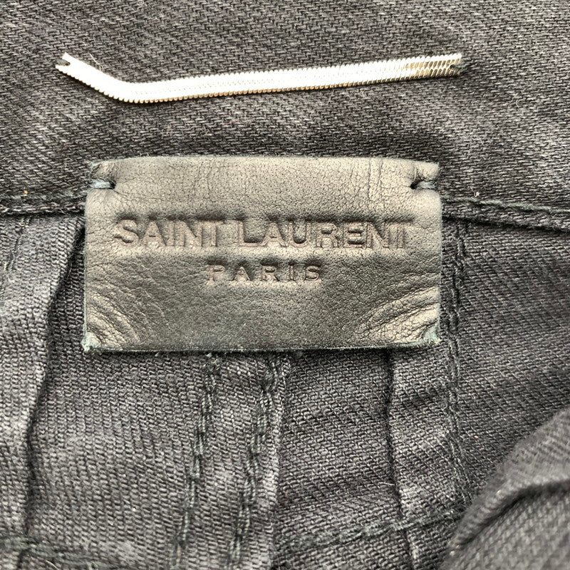 【中古品】【メンズ】 SAINT LAURENT サンローラン 376906 YYS02 DENIM PANTS スキニー デニムパンツ 152-260805-ny-16-fuzh サイズ：30 カラー：ブラック 万代Net店