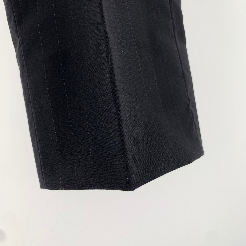 【中古品】【メンズ】 WACKO MARIA ワコマリア GP-107-BLANKLINE PLEATED TROUSERS TYPE-1 ストライプ パンツ 151-260805-ny-15-fuzh サイズ：M カラー：ブラック 万代Net店