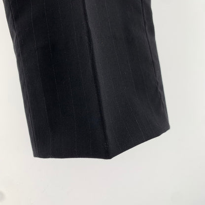 【中古品】【メンズ】 WACKO MARIA ワコマリア GP-107-BLANKLINE PLEATED TROUSERS TYPE-1 ストライプ パンツ 151-260805-ny-15-fuzh サイズ：M カラー：ブラック 万代Net店