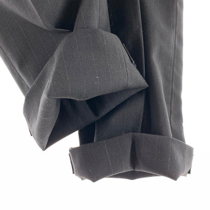 【中古品】【メンズ】 WACKO MARIA ワコマリア GP-107-BLANKLINE PLEATED TROUSERS TYPE-1 ストライプ パンツ 151-260805-ny-15-fuzh サイズ：M カラー：ブラック 万代Net店