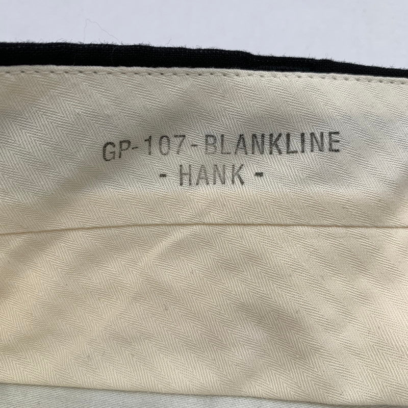 【中古品】【メンズ】 WACKO MARIA ワコマリア GP-107-BLANKLINE PLEATED TROUSERS TYPE-1 ストライプ パンツ 151-260805-ny-15-fuzh サイズ：M カラー：ブラック 万代Net店