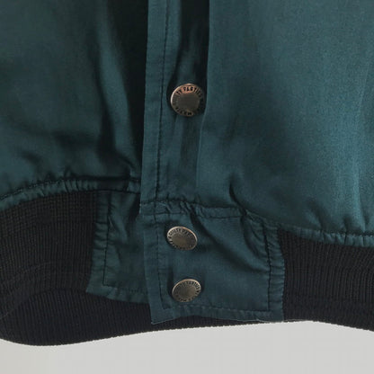 【中古品】【メンズ】 WACKO MARIA ワコマリア 刺繍サテンジャケット カラーDARKGREEN 緑 SIZE:L 140-260806-ky-10-fuzh 万代Net店