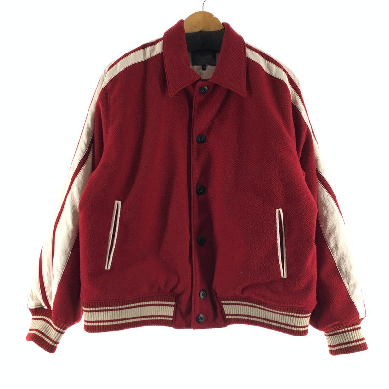 【中古品】【メンズ】 GEN DAI ゲンダイ JACKET ジャケット スナップ ボンバーラインジャケット古着 140-260805-ny-08-fuzh カラー：レッド 万代Net店