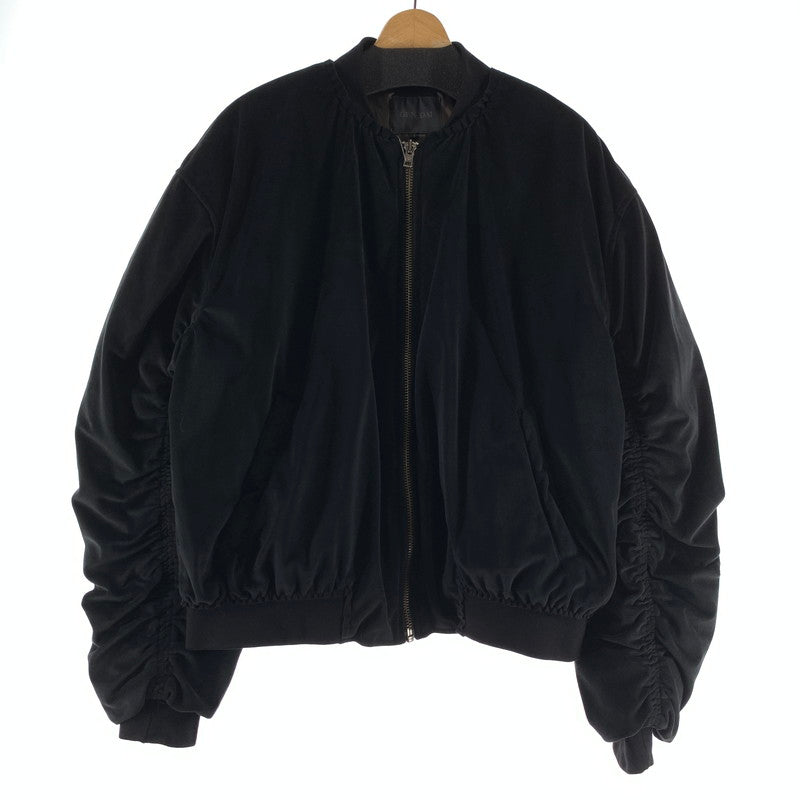 【中古品】【メンズ】 GEN DAI ゲンダイ JACKET ジャケット ギャザー ベロアジャケット 古着 140-260805-ny-07-fuzh サイズ：1 カラー：ブラック 万代Net店