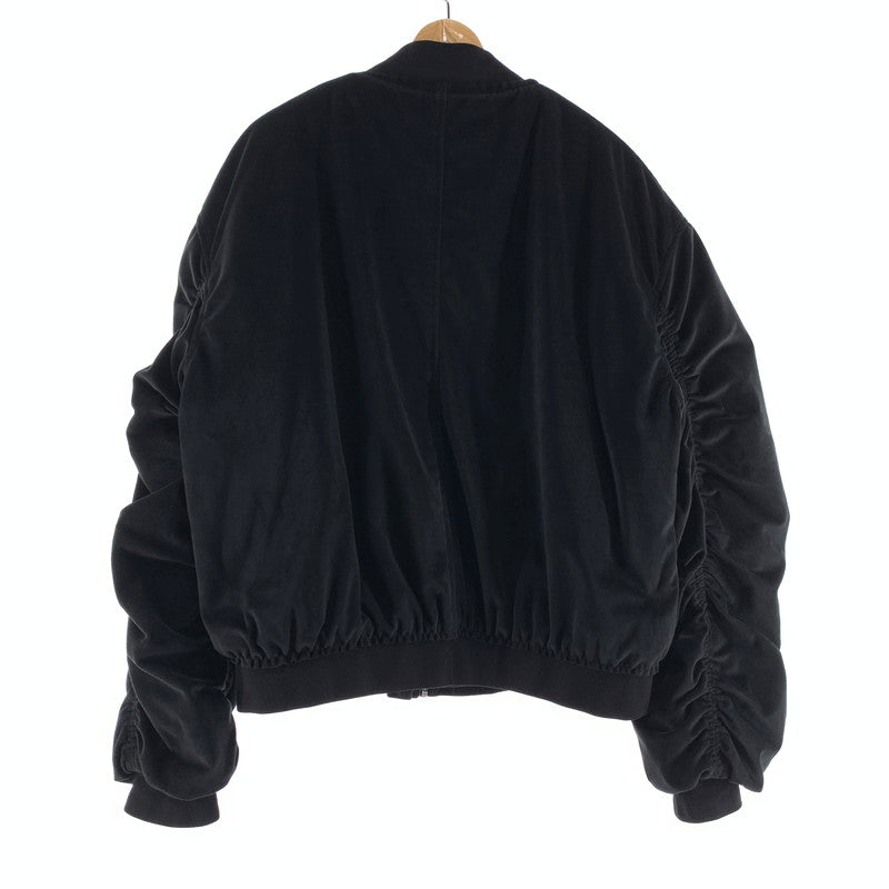 【中古品】【メンズ】 GEN DAI ゲンダイ JACKET ジャケット ギャザー ベロアジャケット 古着 140-260805-ny-07-fuzh サイズ：1 カラー：ブラック 万代Net店