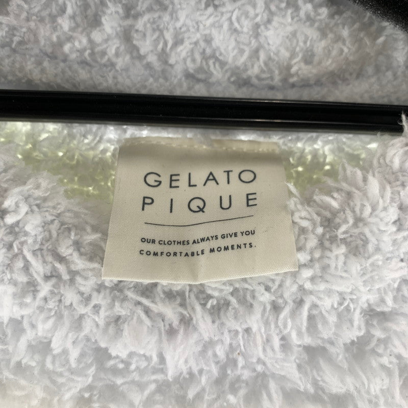 【中古品】【レディース】 GELATO PIQUE ジェラート ピケ ルームウエア 部屋着 WHITE.ボーダー SIZE:ONE ※毛の付着あり 170-260818-io-09-fuzh 万代Net店