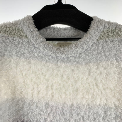 【中古品】【レディース】 GELATO PIQUE ジェラート ピケ ルームウエア 部屋着 WHITE.ボーダー SIZE:ONE ※毛の付着あり 170-260818-io-09-fuzh 万代Net店