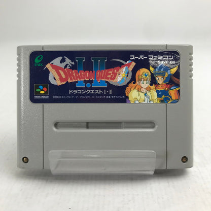 【中古美品】 Nintendo スーパーファミコン SFC ソフト ドラゴンクエストI・II 023-260823-mh-10-fuzh 万代Net店
