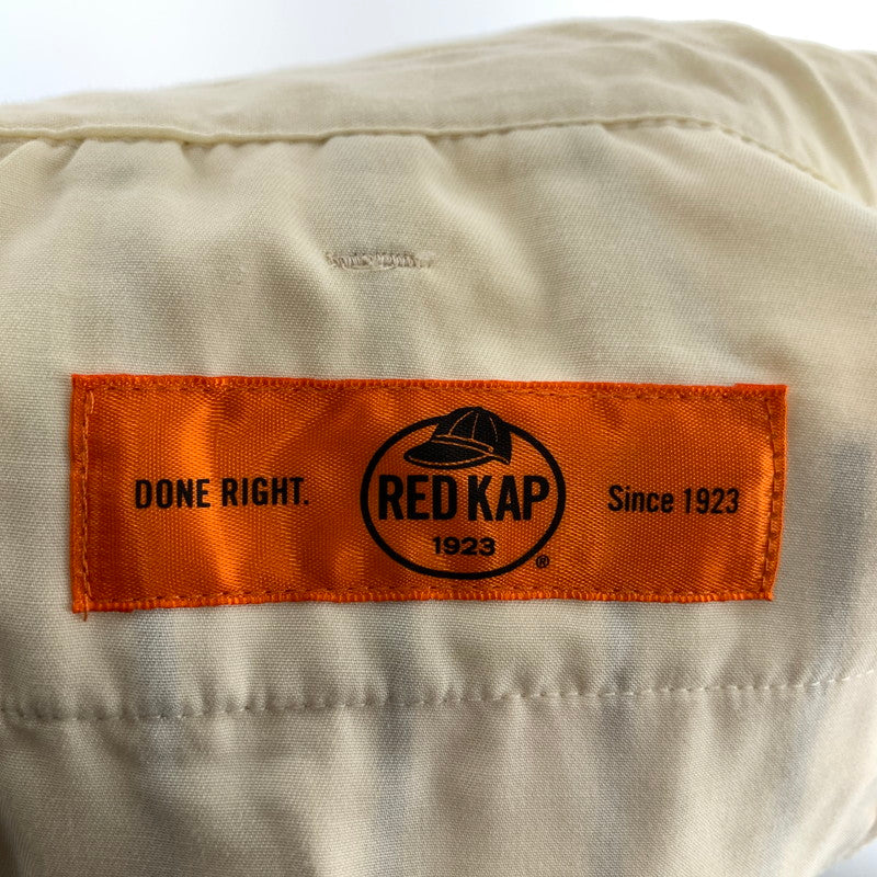【中古品】【メンズ】 FAT×RED CAP エフエーティー × レッドキャップ F32610-PN21 THREEKAP カラーWHITE.ストライプ SIZE:JUMBO　 153-260806-ky-14-fuzh 万代Net店