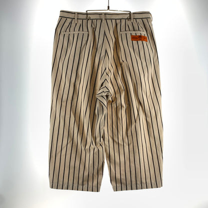 【中古品】【メンズ】 FAT×RED CAP エフエーティー × レッドキャップ F32610-PN21 THREEKAP カラーWHITE.ストライプ SIZE:JUMBO　 153-260806-ky-14-fuzh 万代Net店