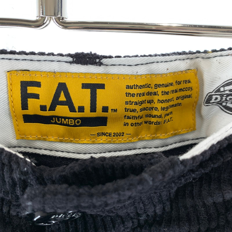 【中古品】【メンズ】 FAT×DICKIES エフエーティー × ディッキーズ F32520-PN20 WALLIES カラーBLACK 黒 SIZE:JUMBO　 153-260806-ky-15-fuzh 万代Net店