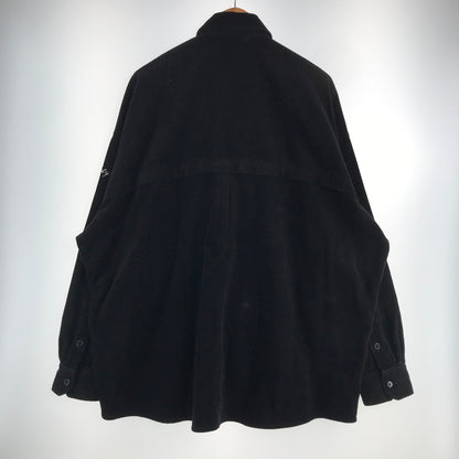 【中古品】【メンズ】 FAT エフエーティー F32520-SH13 WALEOVER ビッグシルエット 長袖 コーデュロイ シャツ トップス 古着 142-260819-mh-04-fuzh サイズ：JUMBO カラー：ブラック 万代Net店