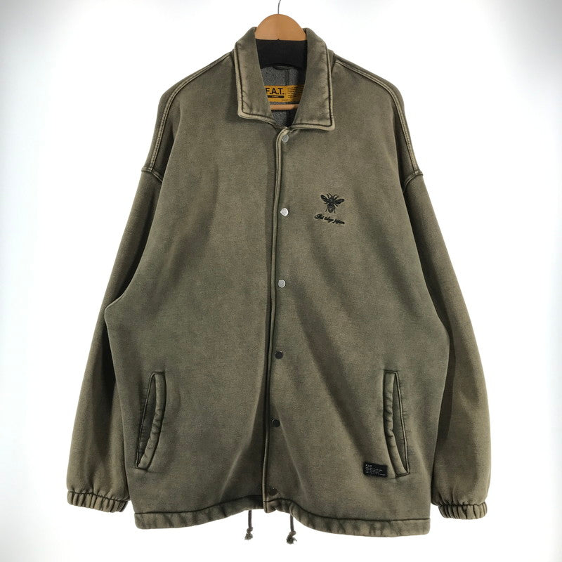 【中古品】【メンズ】 FAT エフエーティー F32610-SW10 FACID.BREAKER ジャケット ビッグシルエット アウター コート 古着 142-260819-mh-03-fuzh サイズ：JUMBO カラー：オリーブ 万代Net店