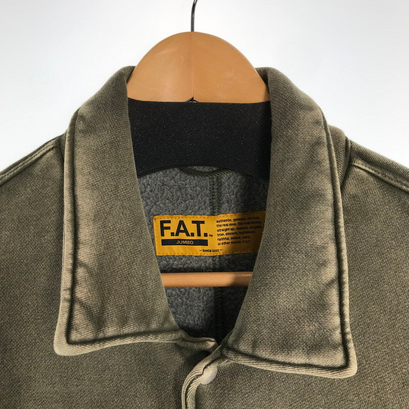 【中古品】【メンズ】 FAT エフエーティー F32610-SW10 FACID.BREAKER ジャケット ビッグシルエット アウター コート 古着 142-260819-mh-03-fuzh サイズ：JUMBO カラー：オリーブ 万代Net店