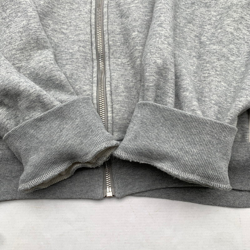 【中古品】【メンズ】 CRONOS クロノス パーカー GRAY.WHITE SIZE:XL フルジップ フーディー ※汚れ・使用感・タグ表記かすれ有 147-260818-io-07-fuzh カラー：グレー 万代Net店