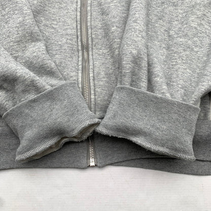 【中古品】【メンズ】 CRONOS クロノス パーカー GRAY.WHITE SIZE:XL フルジップ フーディー ※汚れ・使用感・タグ表記かすれ有 147-260818-io-07-fuzh カラー：グレー 万代Net店