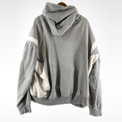 【中古品】【メンズ】 CRONOS クロノス パーカー GRAY.WHITE SIZE:XL フルジップ フーディー ※汚れ・使用感・タグ表記かすれ有 147-260818-io-07-fuzh カラー：グレー 万代Net店