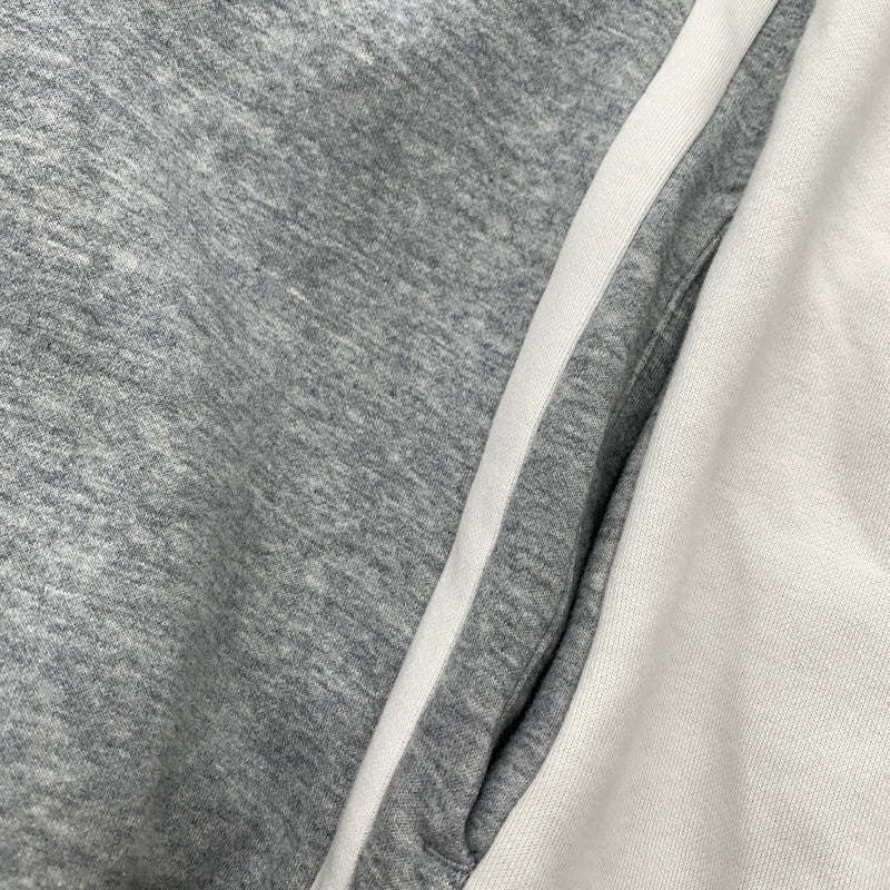 【中古品】【メンズ】 CRONOS クロノス パーカー GRAY.WHITE SIZE:XL フルジップ フーディー ※汚れ・使用感・タグ表記かすれ有 147-260818-io-07-fuzh カラー：グレー 万代Net店