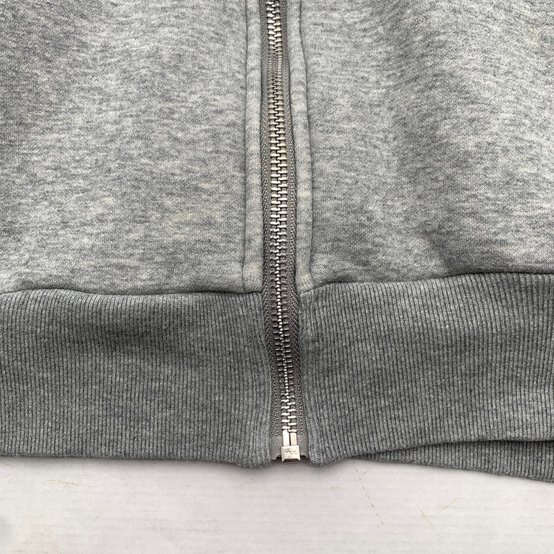 【中古品】【メンズ】 CRONOS クロノス パーカー GRAY.WHITE SIZE:XL フルジップ フーディー ※汚れ・使用感・タグ表記かすれ有 147-260818-io-07-fuzh カラー：グレー 万代Net店