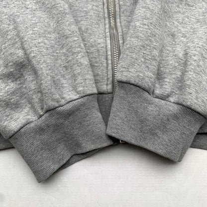 【中古品】【メンズ】 CRONOS クロノス パーカー GRAY.WHITE SIZE:XL フルジップ フーディー ※汚れ・使用感・タグ表記かすれ有 147-260818-io-07-fuzh カラー：グレー 万代Net店