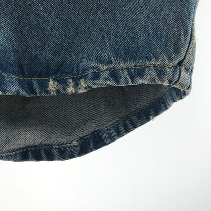 【中古品】【メンズ】 PRADA プラダ オーバーサイズ オーガニックデニム シャツ カラーBLUE SIZE:42 ダメージ加工 168-260806-ky-11-fuzh 万代Net店
