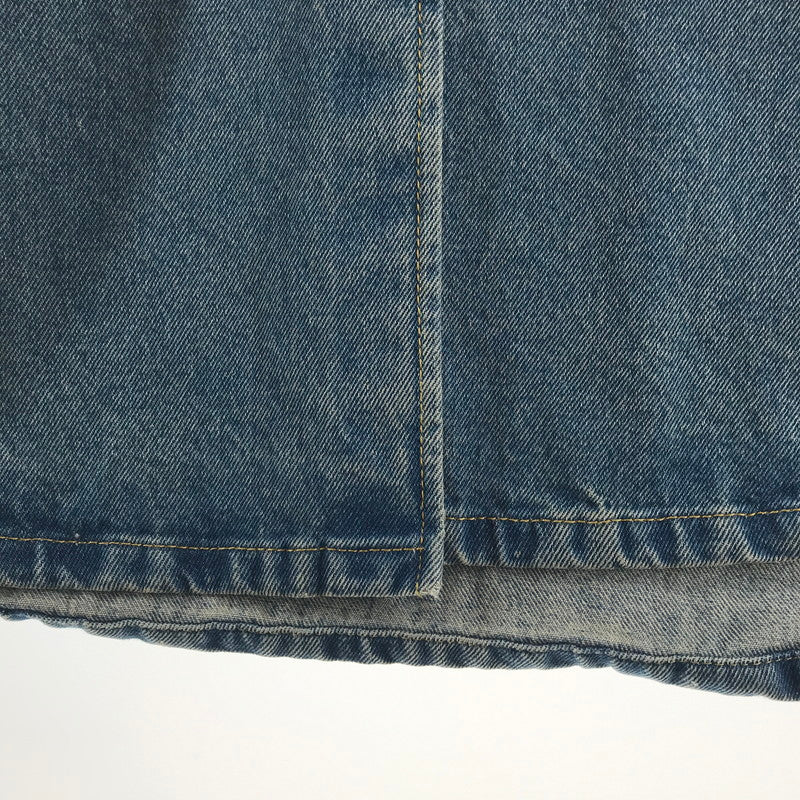 【中古品】【メンズ】 PRADA プラダ オーバーサイズ オーガニックデニム シャツ カラーBLUE SIZE:42 ダメージ加工 168-260806-ky-11-fuzh 万代Net店
